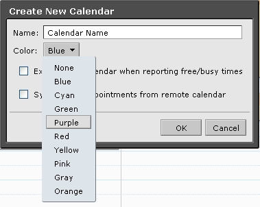 Calendar Name